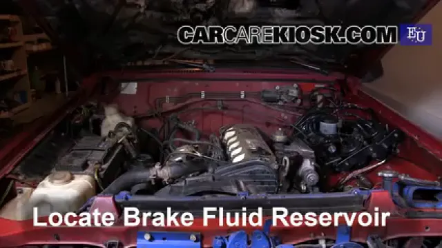 1993 Nissan Patrol LX 2.8L 6 Cyl. Turbo Diesel Líquido de frenos Agregar fluido